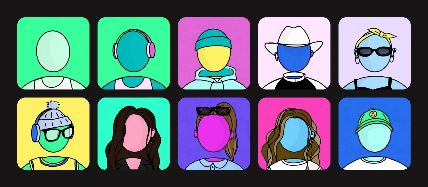 Ten [cafeteria] doodle personas