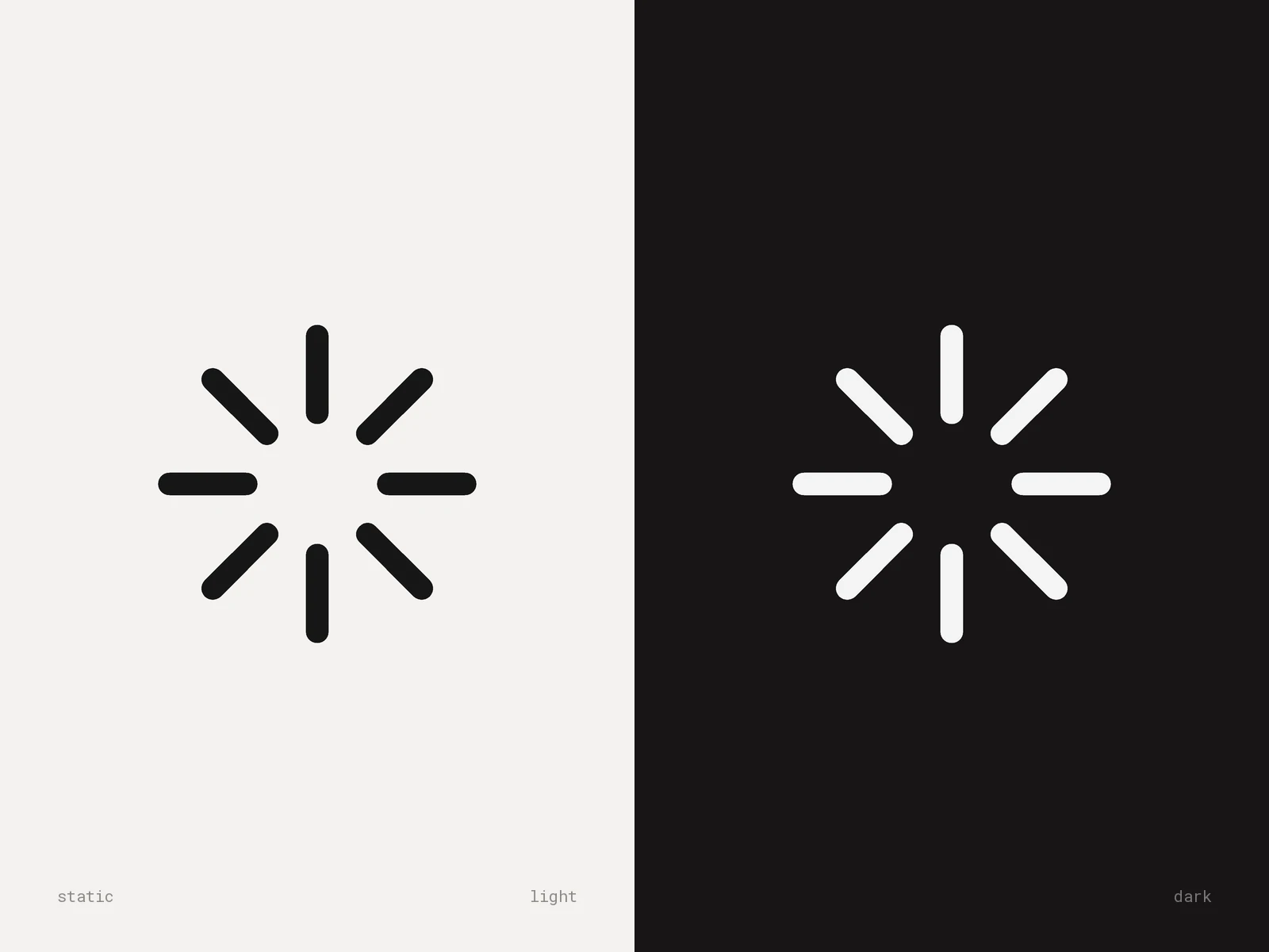 The S/NTH mark, light and dark