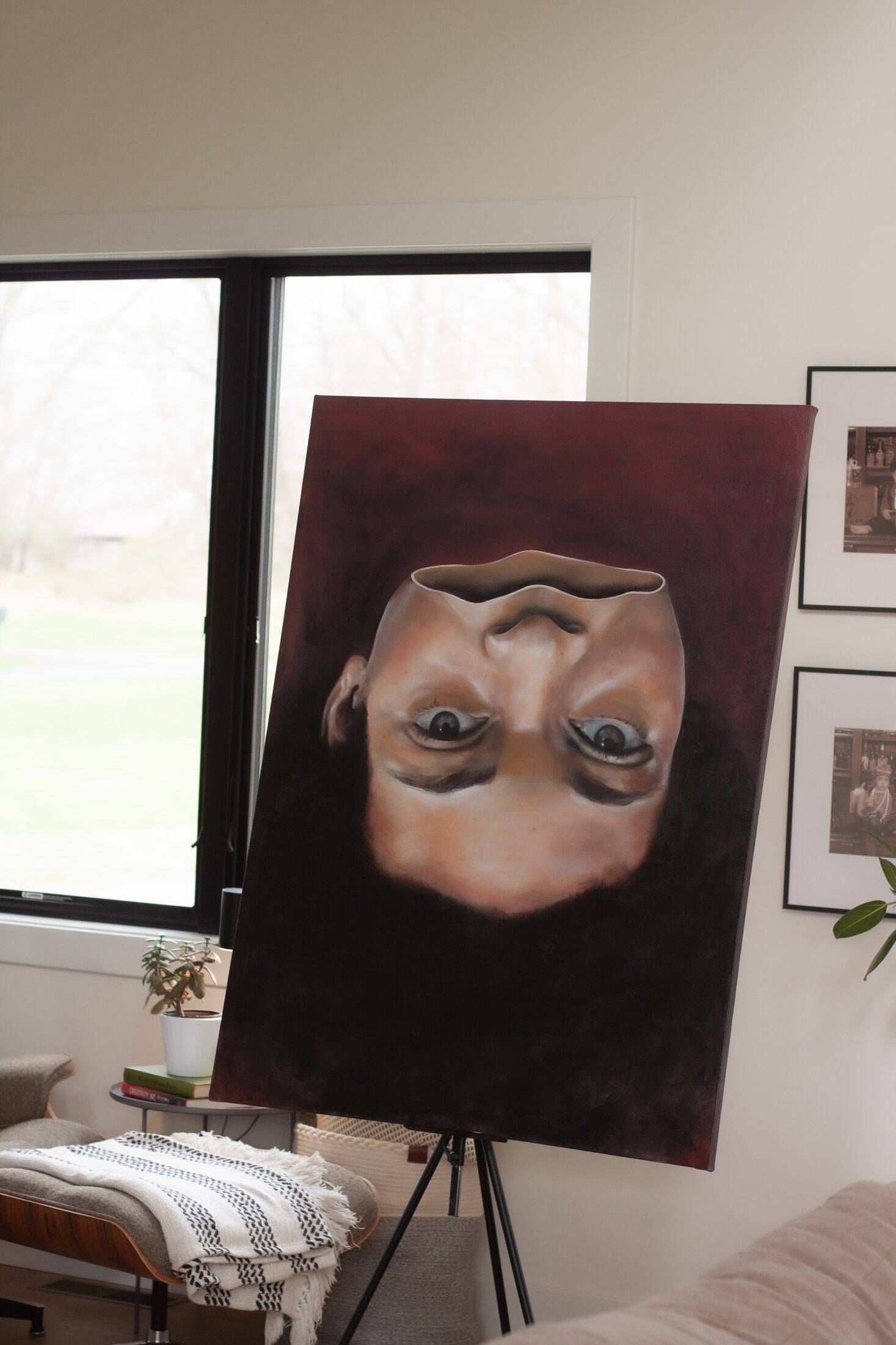 Empty — additional view, oil painting by Leeann Sheely