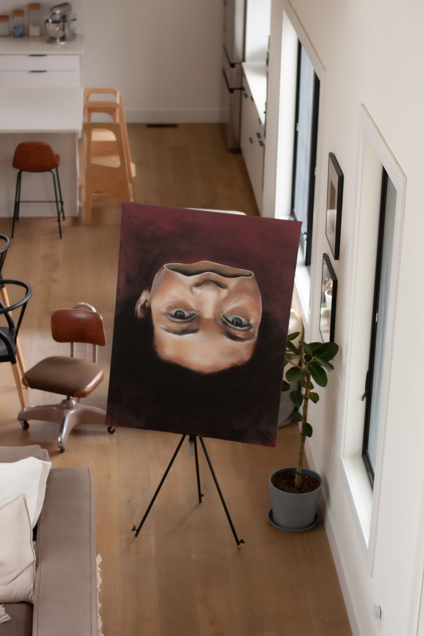 Empty — additional view, oil painting by Leeann Sheely