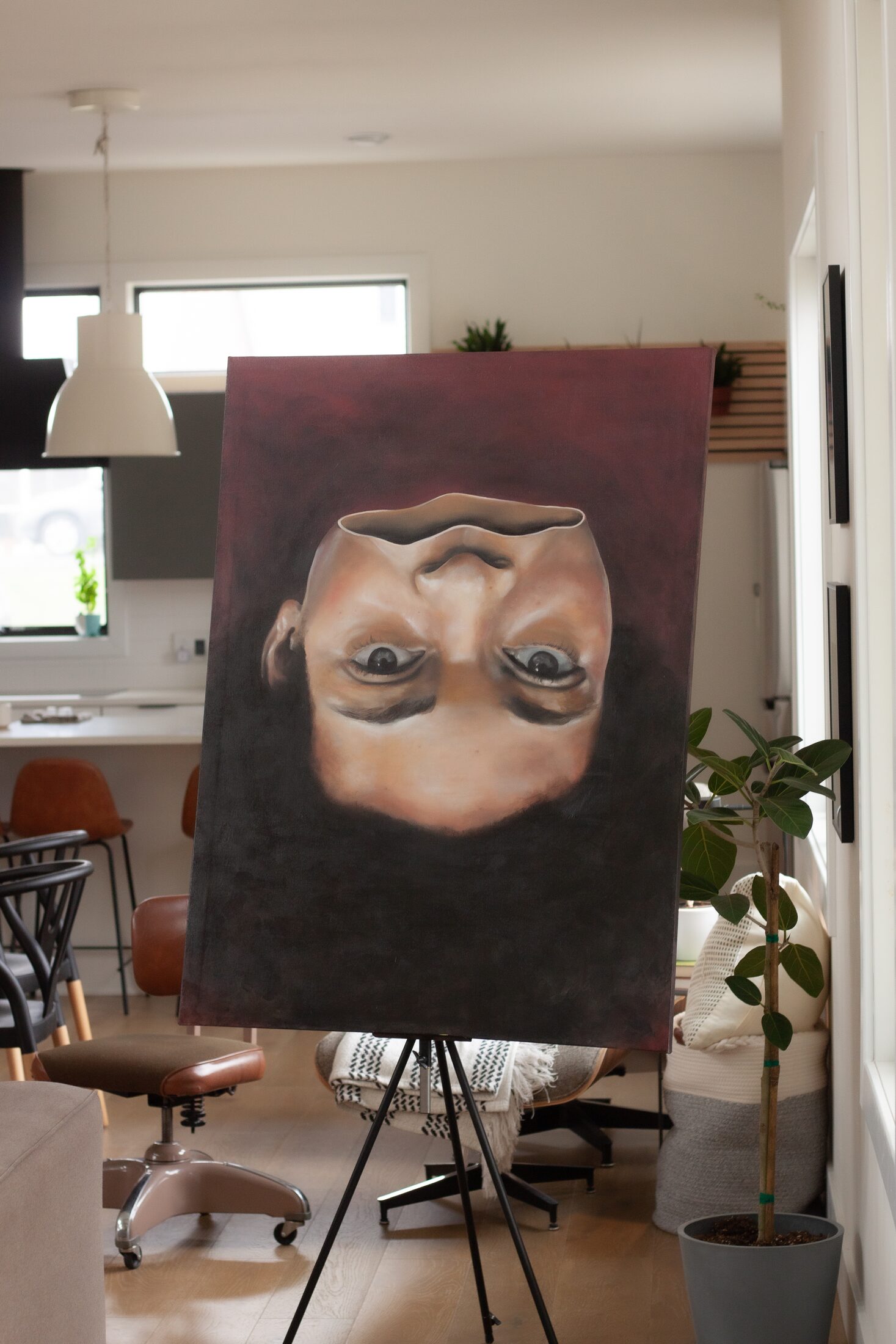 Empty — additional view, oil painting by Leeann Sheely