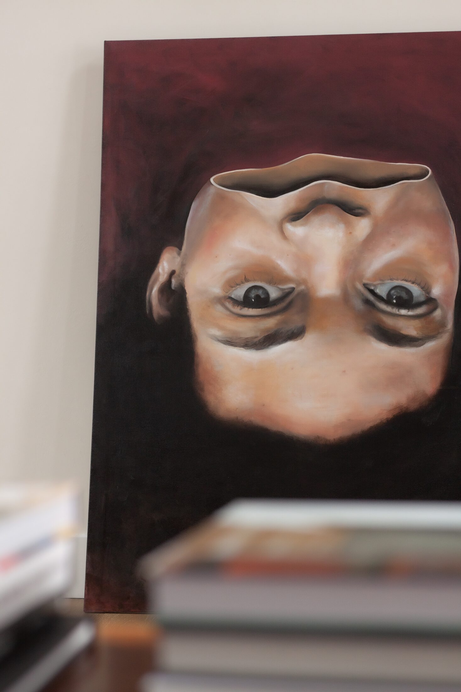 Empty — additional view, oil painting by Leeann Sheely