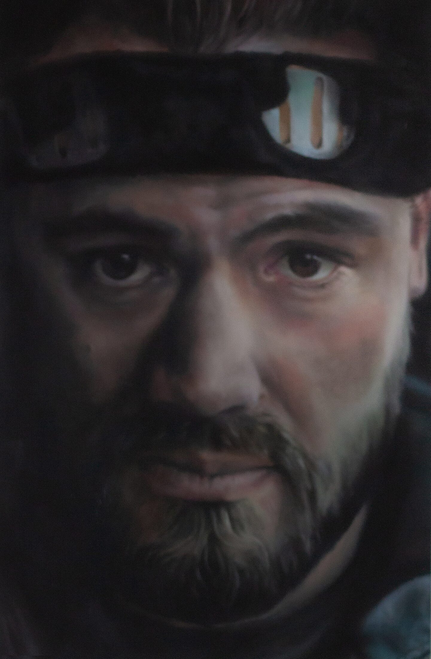 LOGAN AT 32 — oil painting by Leeann Sheely