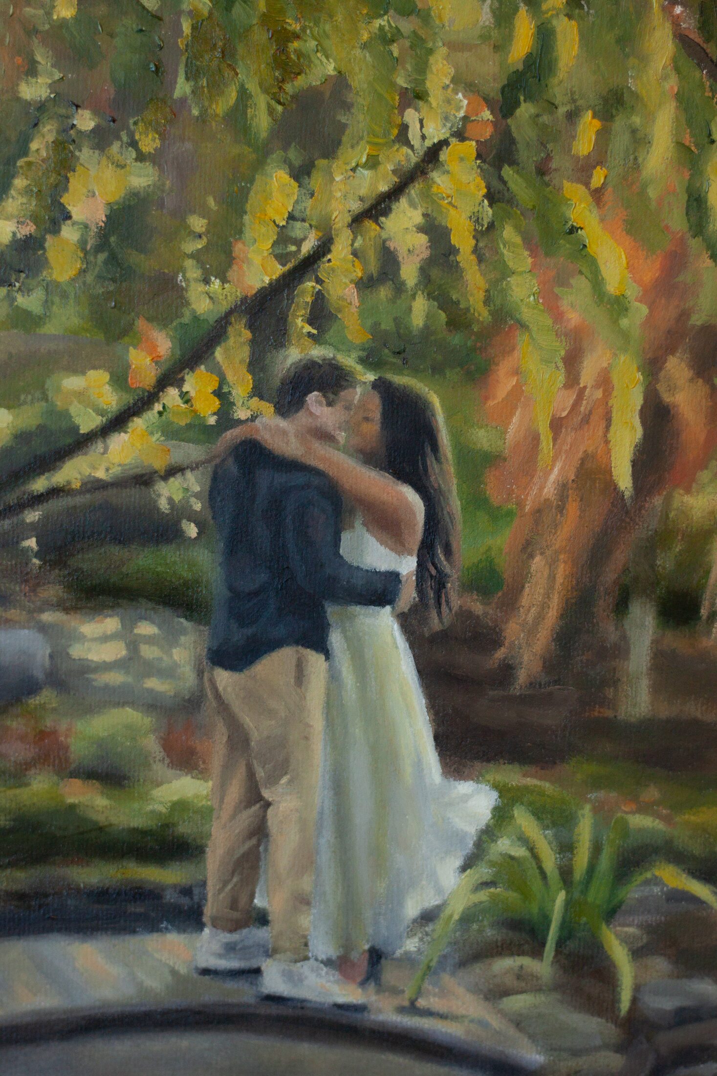 Commission – Landscape — additional view, oil painting by Leeann Sheely